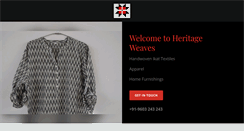 Desktop Screenshot of heritageweaves.com